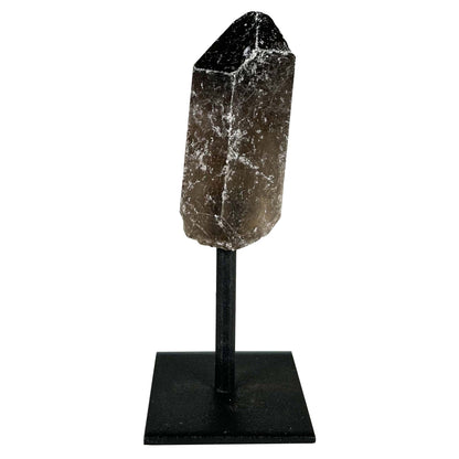 Smokey Quartz Crystal Point on Stand