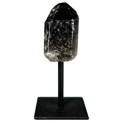 Smokey Quartz Crystal Point on Stand