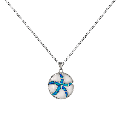 Sterling Silver Mosaic Opal Starfish Mother of Pearl Pendant
Gold & Silver Pawn Shop