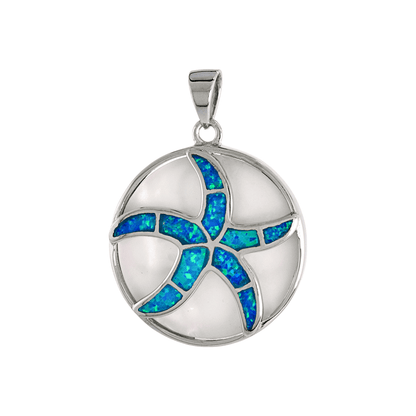 Sterling Silver Mosaic Opal Starfish Mother of Pearl Pendant
Gold & Silver Pawn Shop