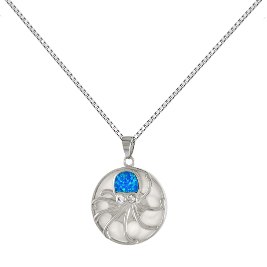Sterling Silver Mosaic Opal Octopus Pendant Gold & Silver Pawn Shop