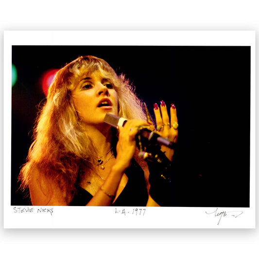 Neal Preston: Stevie Nicks LA 1977 Art Gold & Silver Pawn Shop
