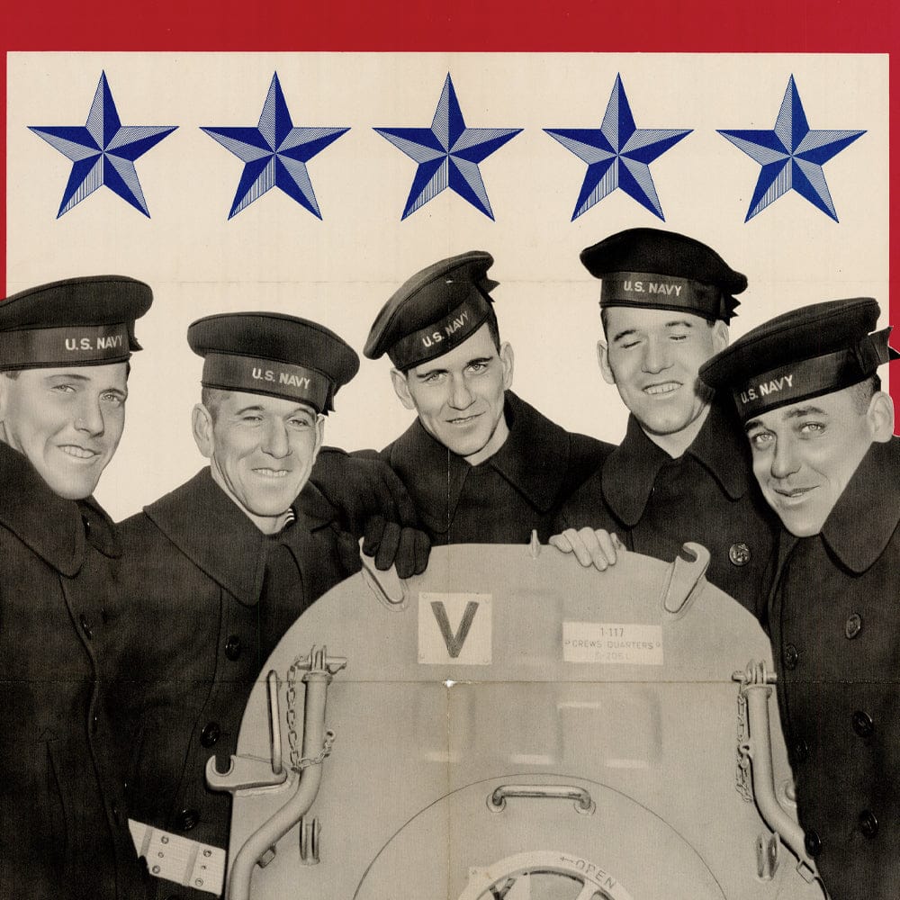 Original "They Did Their Part" 1943 OWI Poster No. 42 Art G S Pawn