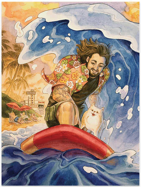 Gold & Silver Pawn Shop Posters G S Pawn Surfing Chumlee & Pinky Poster No