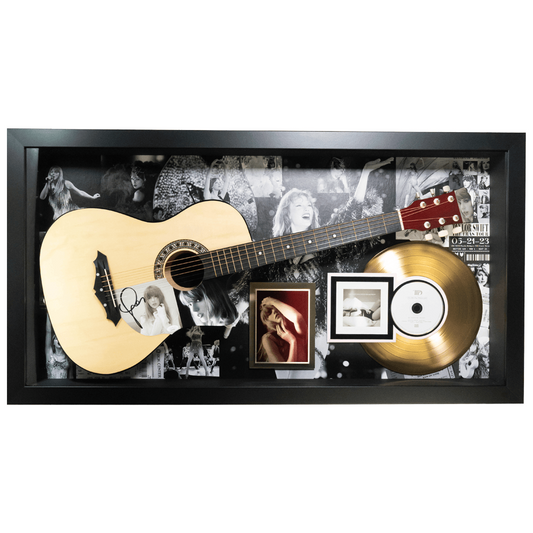 Taylor Swift Signed Guitar Gold & Silver Pawn Shop
