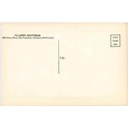 The Doors and Procol Harum: Original 1967 Postcard BG93 Art Gold & Silver Pawn Shop