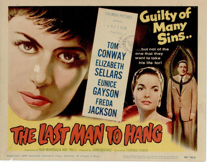 The Last Man to Hang - Movie Lobby Card