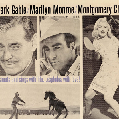 The Misfits: Original Movie Window Card, 1961 Art G S Pawn