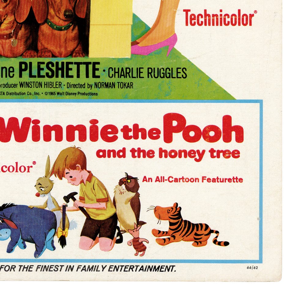 The Ugly Dachshund: Original Movie Window Card, 1966 Art G S Pawn