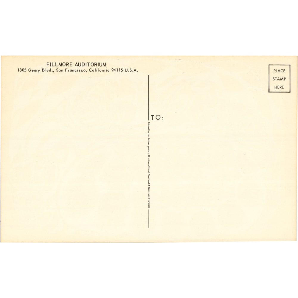 The Who and The Loading Zone: Original 1967 Postcard BG68 Art Gold & Silver Pawn Shop