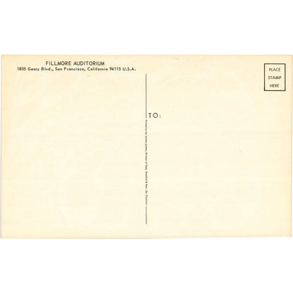 The Who and The Loading Zone: Original 1967 Postcard BG68 Art Gold & Silver Pawn Shop