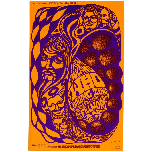 The Who and The Loading Zone: Original 1967 Postcard BG68 Art Gold & Silver Pawn Shop