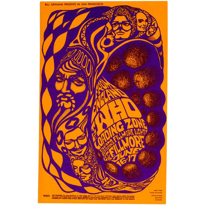 The Who and The Loading Zone: Original 1967 Postcard BG68 Art Gold & Silver Pawn Shop