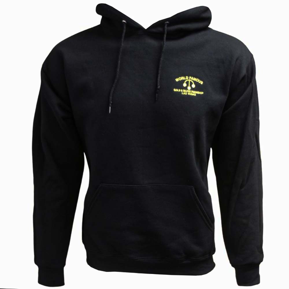 The World Famous Gold & Silver Pawn Shop Black Hoodie Thumbnail