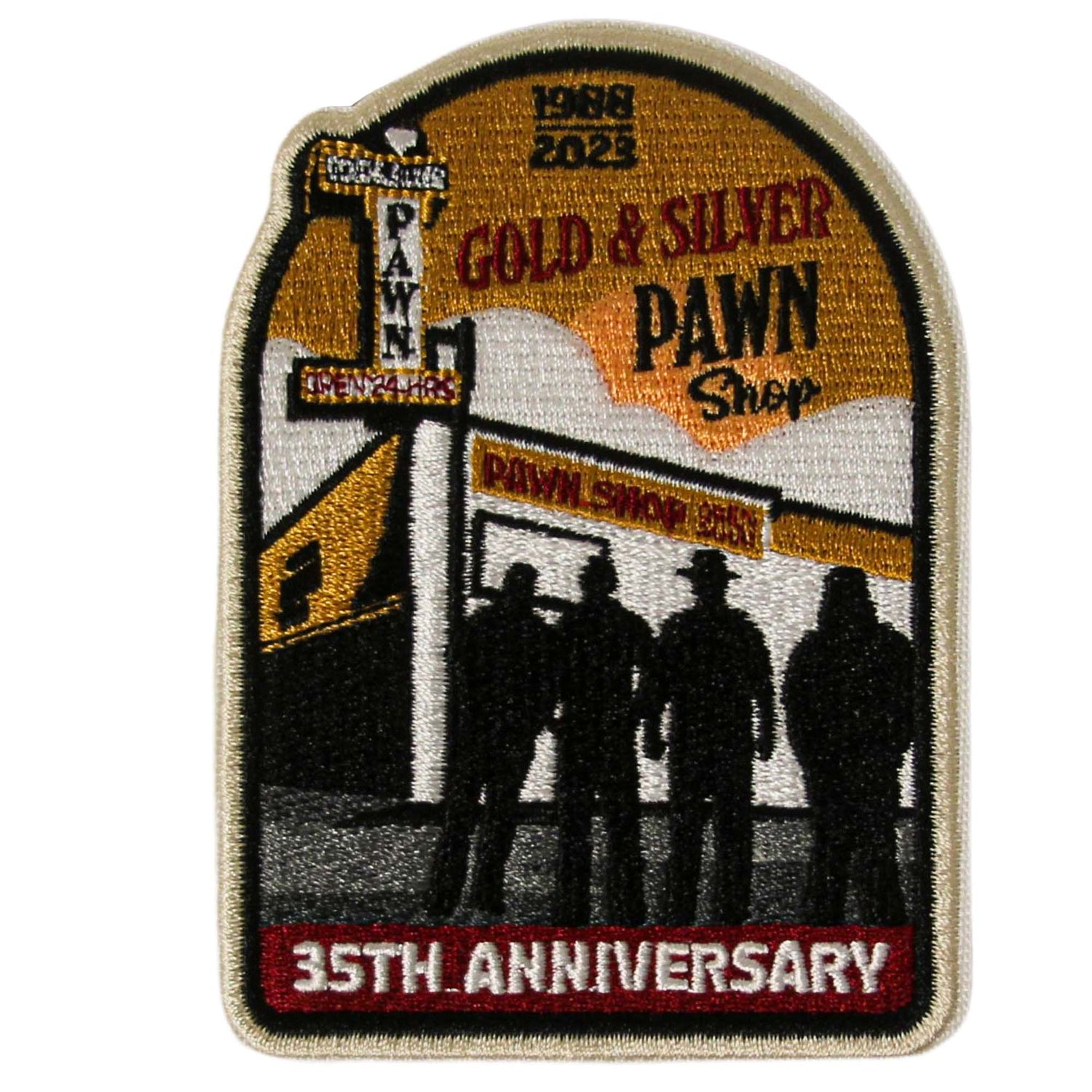 The World Famous Gold & Silver Pawn Shop Patches Yellow Sky