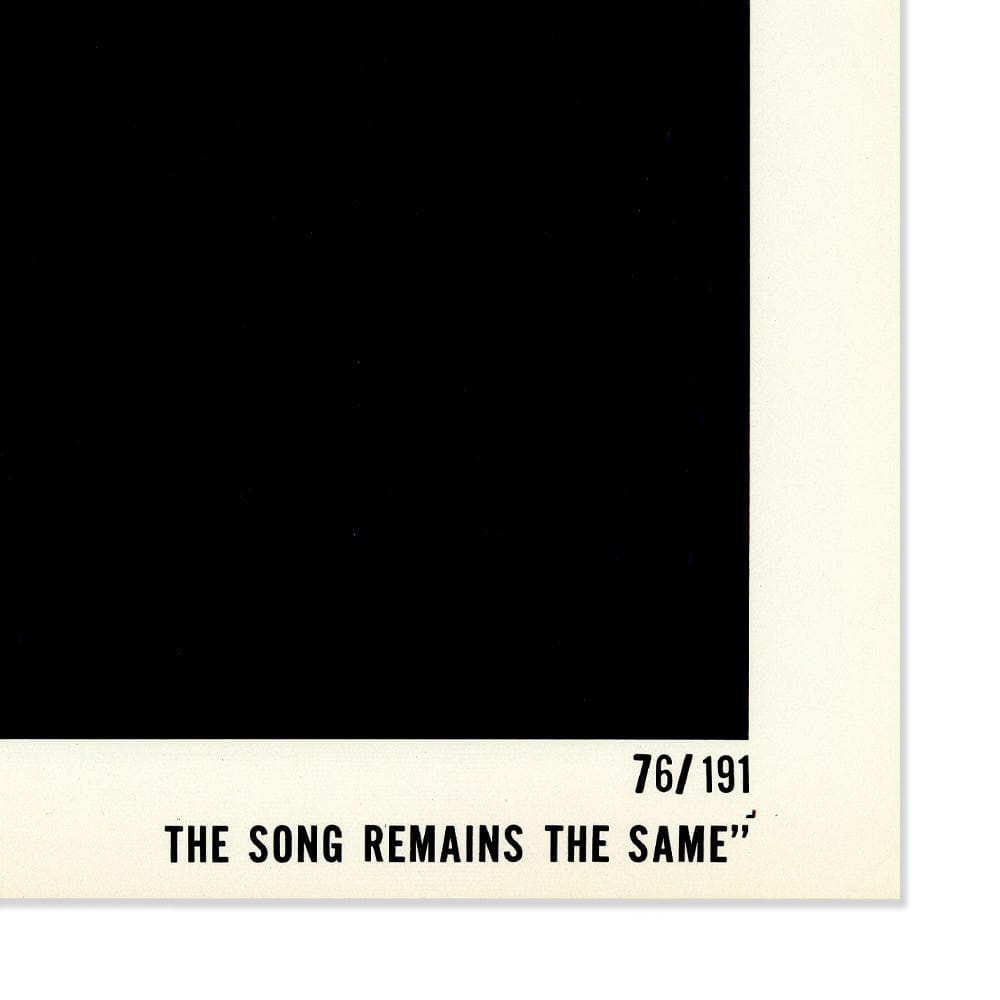 The Song Remains the Same : Original One Sheet Movie Poster, 1976 Art G S Pawn