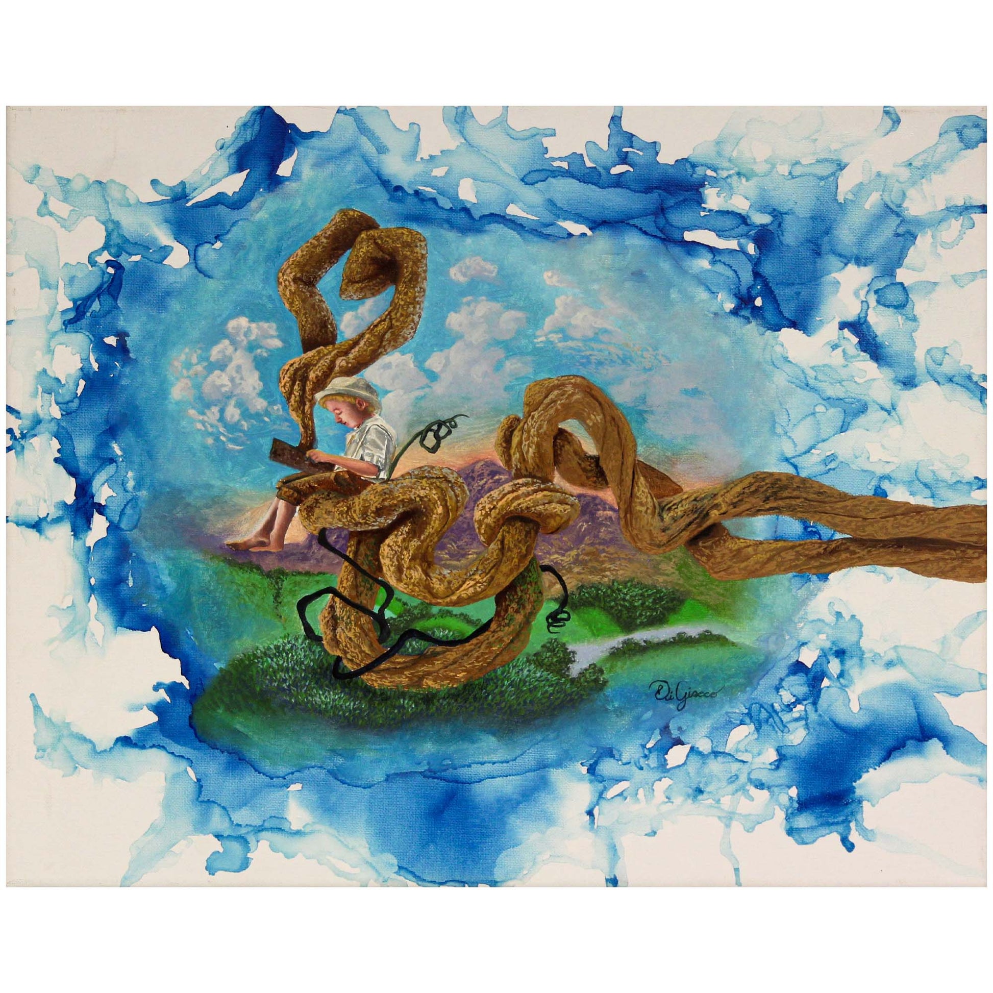 Tom DiGiacco; "Boy on the River" Art G S Pawn