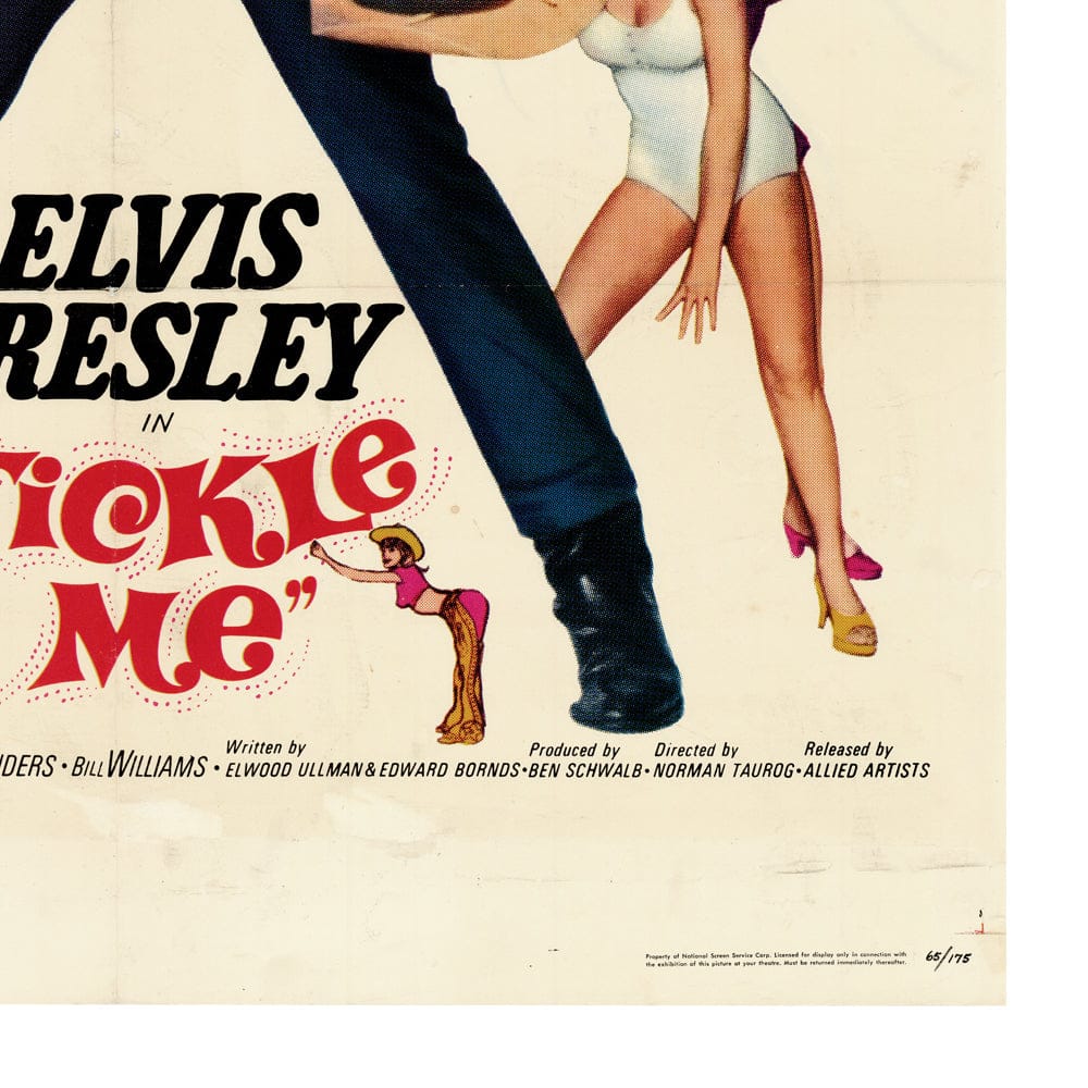 Tickle Me: Original One Sheet Movie Poster, 1965 Art G S Pawn