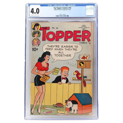 Comic Topper 18 CGC 4.0 Charles Schulz