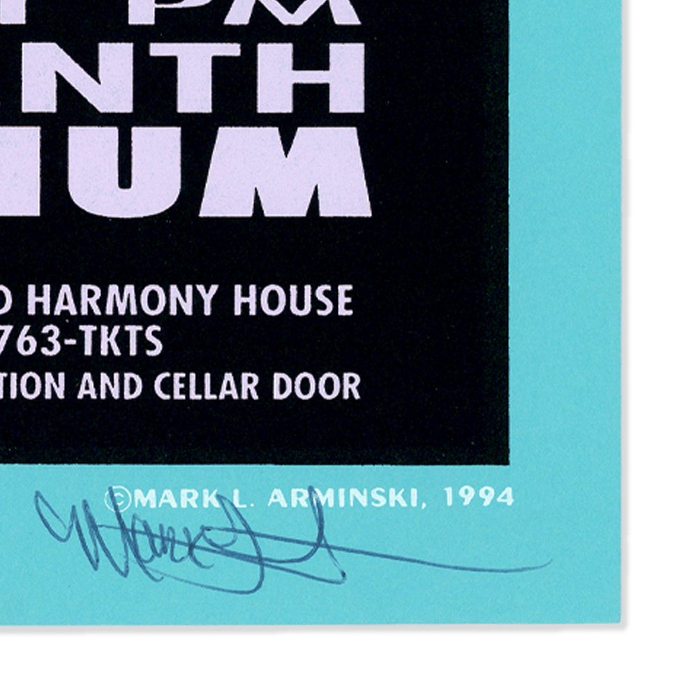 Tori Amos: Under the Pink Tour, 1994, Original Hand Signed Poster (Crosses)