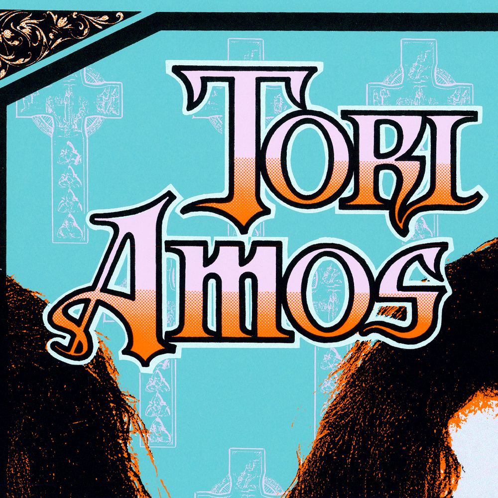 Tori Amos: Under the Pink Tour, 1994, Original Hand Signed Poster (Crosses)