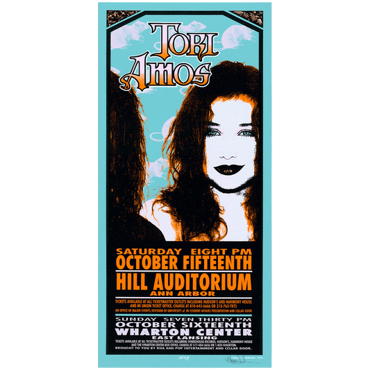 1994 Tori Amos Poster featuring Rats by Mark Arminski