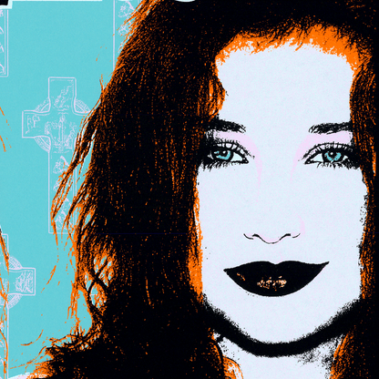Tori Amos: Under the Pink Tour, 1994, Original Hand Signed Poster (Crosses)