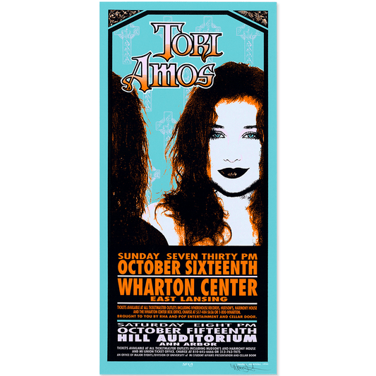 Tori Amos: Under the Pink Tour, 1994, Original Hand Signed Poster (Crosses)
