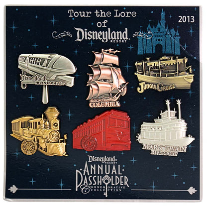 Tour The Lore of Disneyland Pin Set