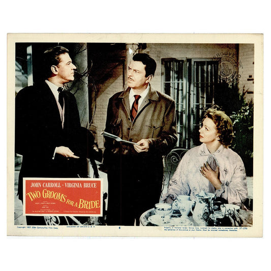 Two Grooms for a Bride - Movie Lobby Card