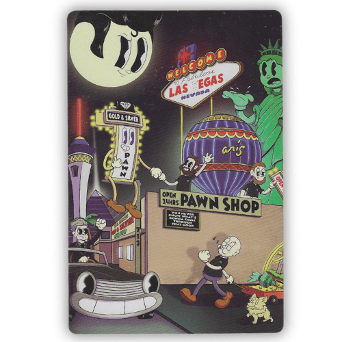 Gold & Silver Pawn Shop Postcards Gold & Silver Pawn Shop Pawn Toons Postcard