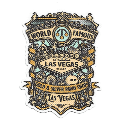 Gold & Silver Pawn Stickers G S Pawn World Famous Design 1 Sticker