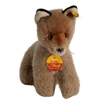 Vintage 1980s Steiff Fuzzy Standing Fox ZOOM