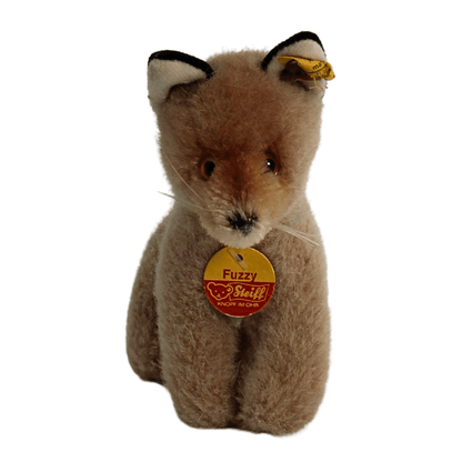 Vintage 1980s Steiff Fuzzy Standing Fox Front