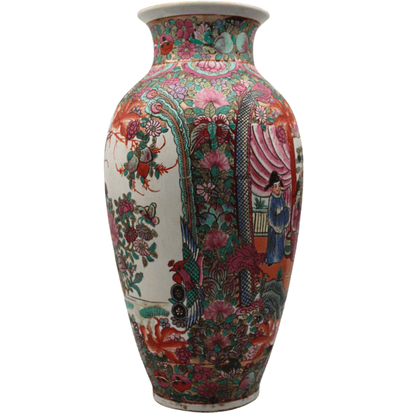 Large Chinese Hand Painted Vase