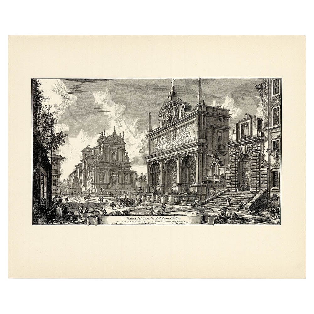 Giovanni Battista Piranesi (After) - Veduta del Tempio di Castello dell'Acqua Felice Thumb