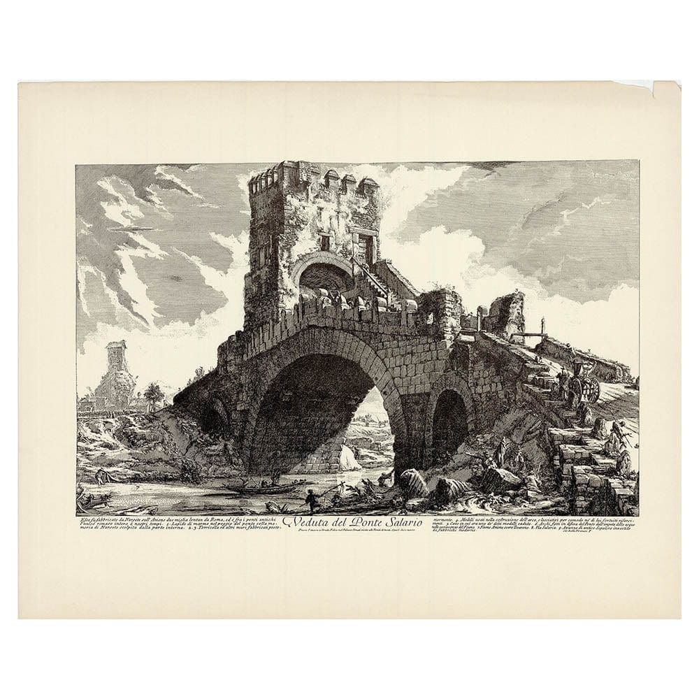 Giovanni Battista Piranesi (After) - Veduta del Ponte Salario Thumb
