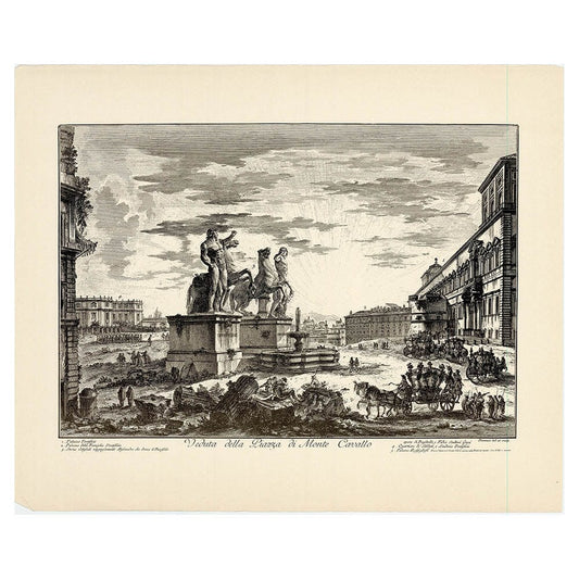 Giovanni Battista Piranesi (After) - Veduta della Piazza di Monte Cavallo Thumb
