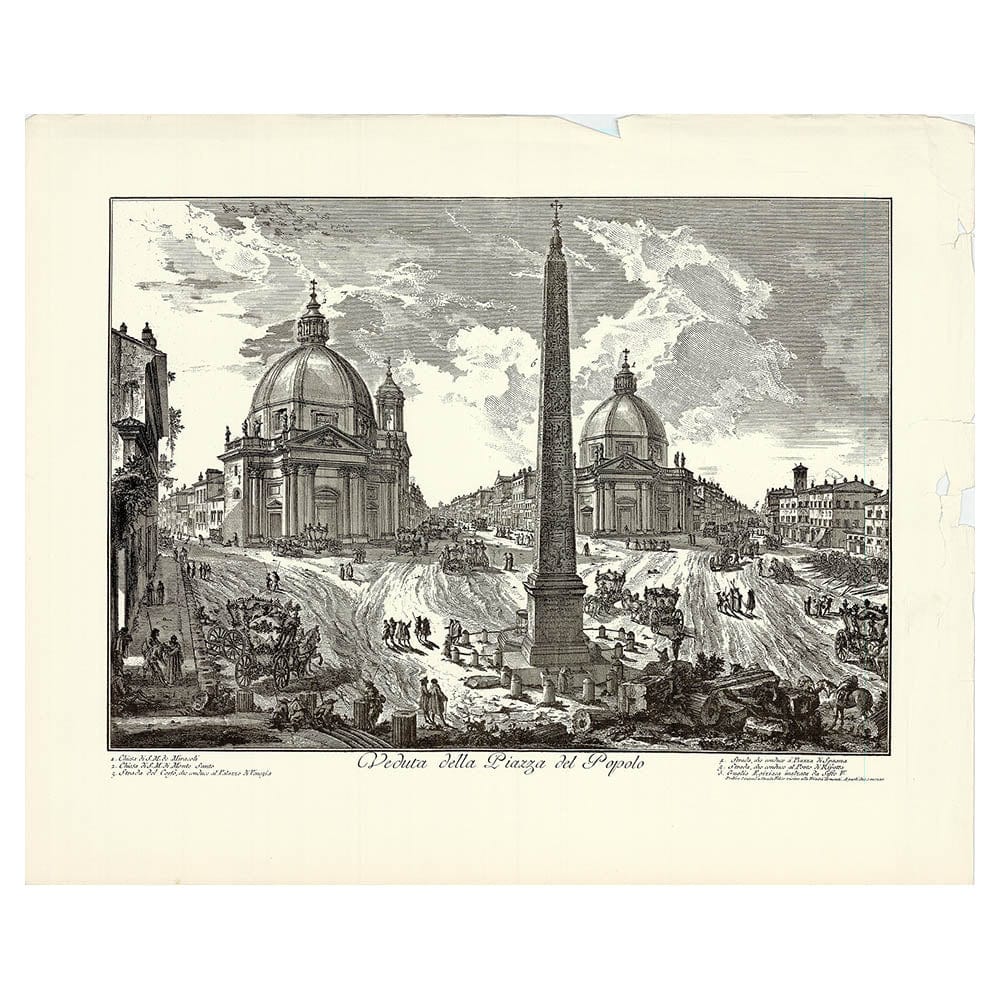 Giovanni Battista Piranesi (After) - Veduta della Piazza del Popolo Thumb
