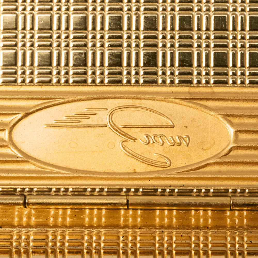 Vintage Evans Gold-Tone Cigarette & Makeup Compact Case
Gold & Silver Pawn Shop
