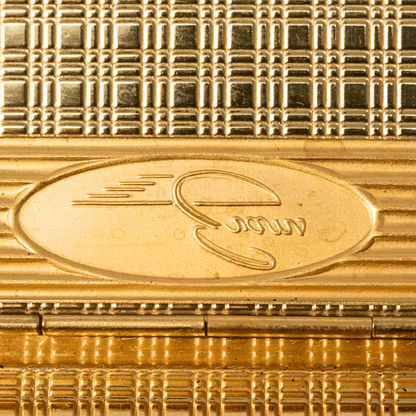 Vintage Evans Gold-Tone Cigarette & Makeup Compact Case
Gold & Silver Pawn Shop
