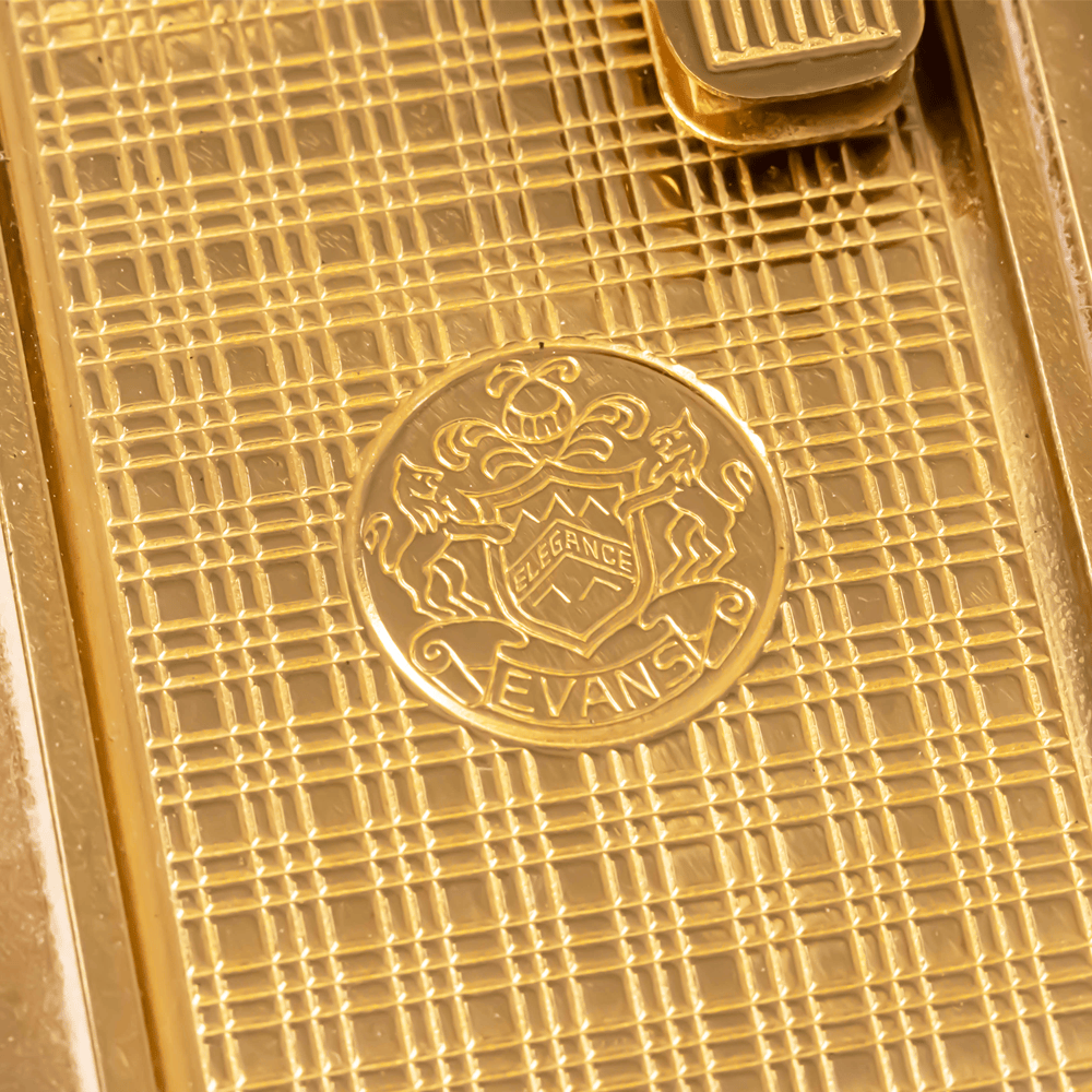 Vintage Evans Gold-Tone Cigarette & Makeup Compact Case
Gold & Silver Pawn Shop