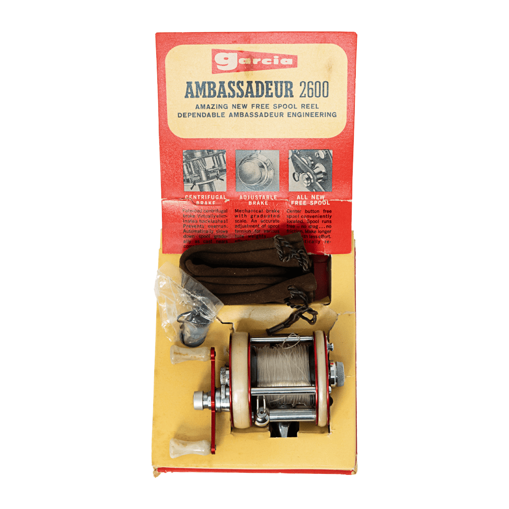 Vintage Garcia Ambassadeur 2600 Baitcasting Fishing Reel
Gold & Silver Pawn Shop
