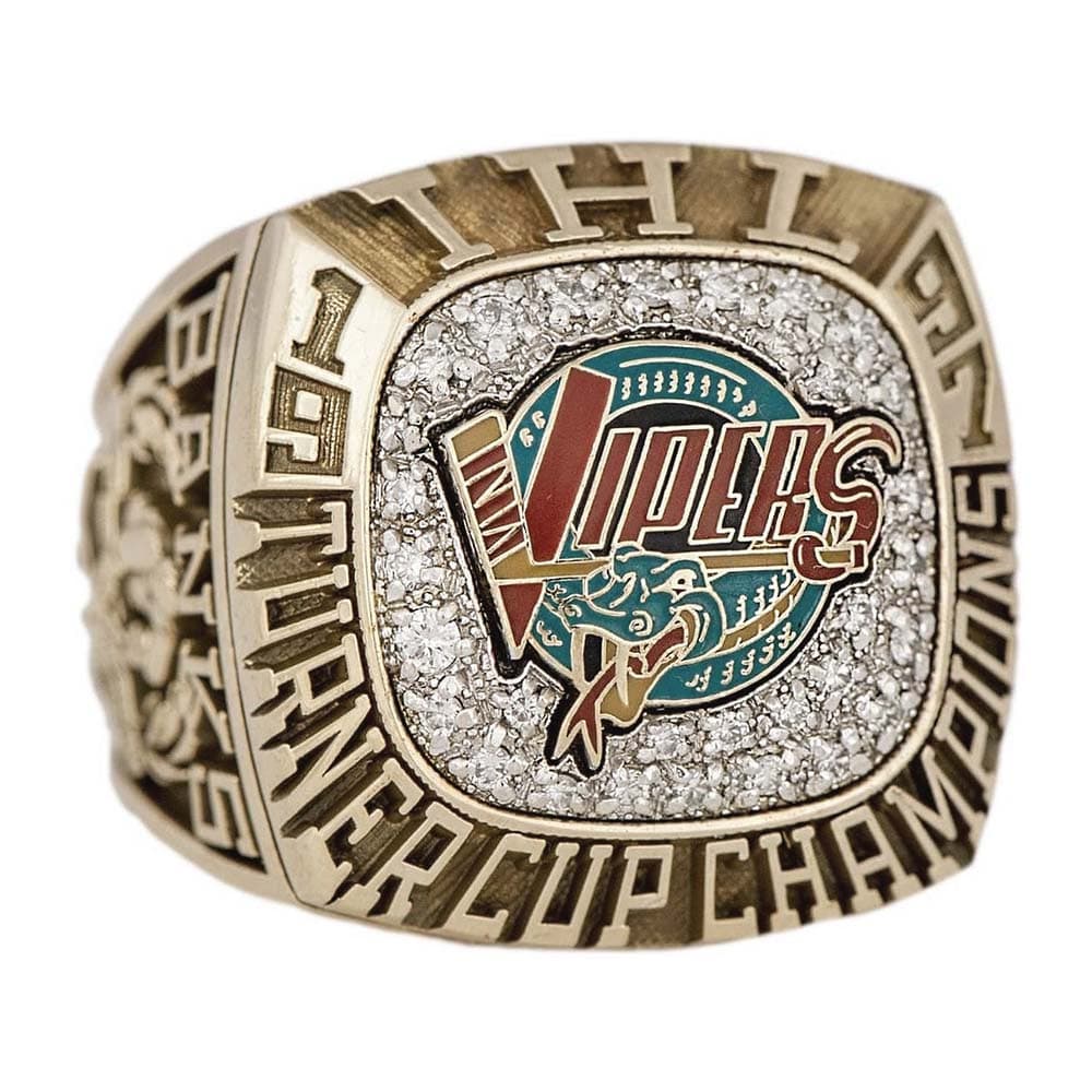 1997 Detroit Vipers IHL Championship Ring Gold & Silver Pawn Shop