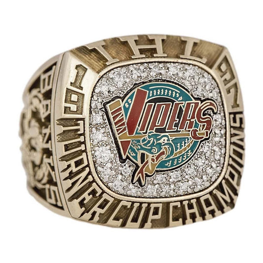 1997 Detroit Vipers IHL Championship Ring Gold & Silver Pawn Shop