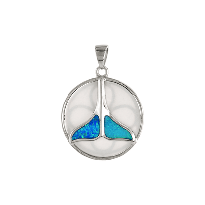 Sterling Silver Mosaic Opal White Tail Mother of Pearl Pendant
Gold & Silver Pawn Shop