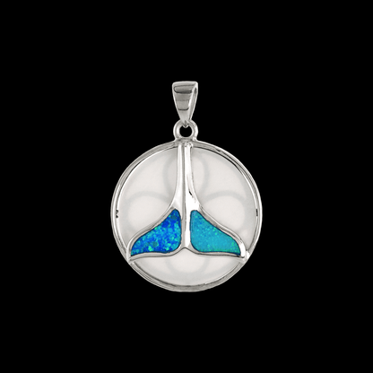 Sterling Silver Mosaic Opal White Tail Mother of Pearl Pendant
Gold & Silver Pawn Shop