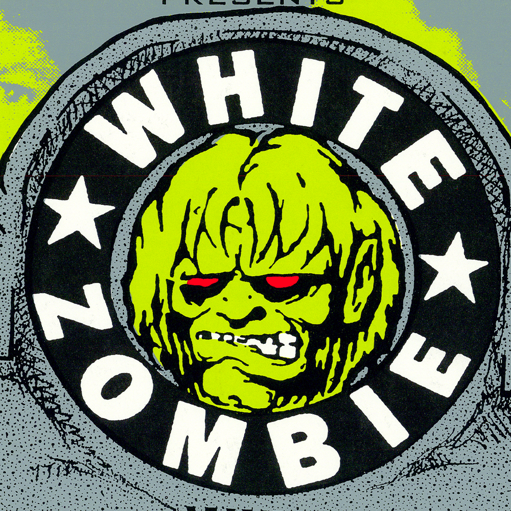 Detailed View of White Zombie logo from 1995 Mark Arminski Poster