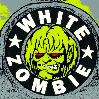 Detailed View of White Zombie logo from 1995 Mark Arminski Poster