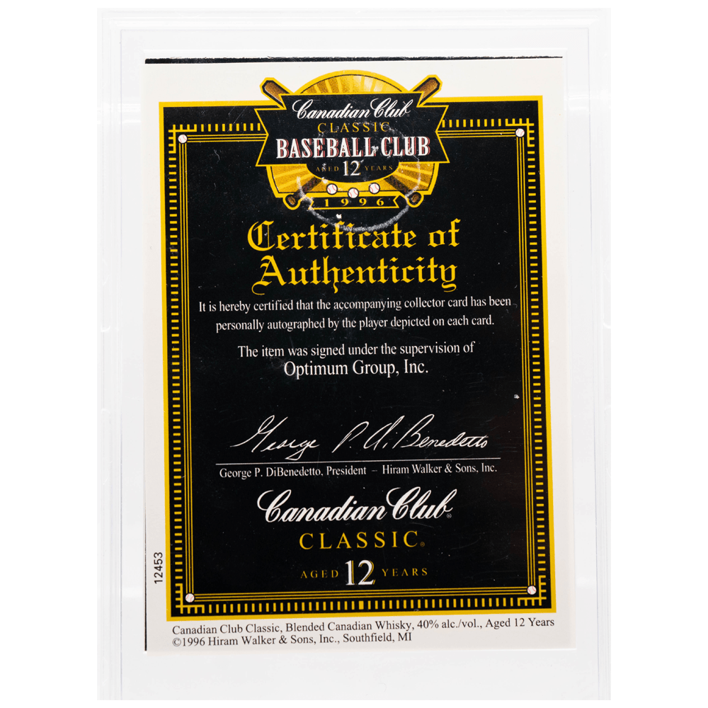 1996 Canadian Club Classic Autographed Card - Willie Stargell Gold & Silver Pawn Shop